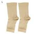 thumbnail image 2 of Neinkie Plantar Fascitis Socks Compression Socks Toeless Ankle Swelling Relief Foot Sleeve Compression Support Ankle Splint for Plantar Compression Sleeve, 2 of 7