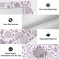 thumbnail image 6 of Purple Flowers Outdoor Rug for Patio/Deck/Porch, Non-Slip Large Area Rug 6 x 9 Ft, Vintage Country Plants Floral Herbs Indoor Outdoor Rugs Washable Area Rugs, Reversible Camping Rug Carpet Runner, 6 of 8