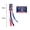 A, variant on USA 250th Anniversary Windsock, America 1776-2026 Patriotic Hanging Flag, Robust Outdoor Celebration Streamer for July 4th & Memorial Day, 40-Inch Length
