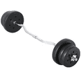 thumbnail image 3 of Yaheetech Barbell Dumbbell Set for Lifting Exercise, Black, 3 of 7