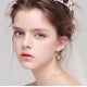 thumbnail image 4 of HomeKingdee Fashion Black Round Exquisite C-Shaped Earrings - Alloy Ear Jewelry for Women and Girls for Various Occasions, 4 of 5