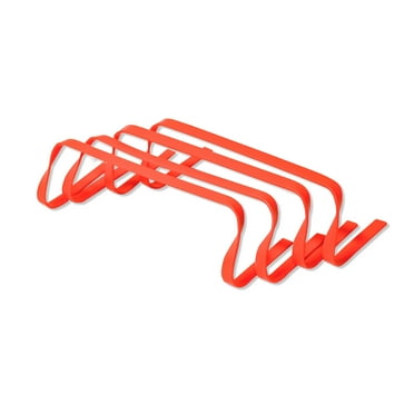 Flat Speed & Agility Training Hurdles (Set of 4, Orange)