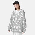 thumbnail image 3 of Vsdgher Rabbit And Cloud Print Adult Hoodie Shirts Rash Guard for Men Women,Long Sleeve Sun Protection Fishing Shirts for Athletic Running Swim-3X-Large, 3 of 7