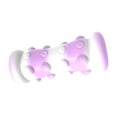 thumbnail image 1 of C Decompression Massage Wheel Toy Silicone Ball For Stress Relief Hand Exercise Activity, 1 of 3