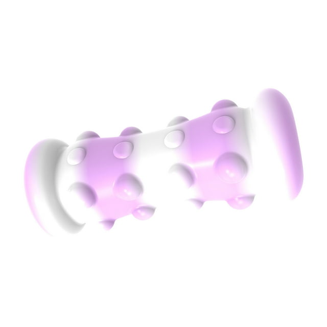 Jouet Roue de Massage de Décompression C Balle en Silicone pour Soulagement du Stress Exercice de la Main Activité