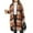A19 Coffee, variant on Long Flannel Shirts for Women Plus Size Button up Long Sleeve Collared Shirts Plaid Dressy Casual Work Tops Y2K Fashion Oversized Shackets with Pockets Streetwear