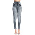 thumbnail image 1 of 2025 Leggings pour Femmes Leggings pour Femmes Élastiques Collants de Course pour Femmes Jeans Leggings Thermiques à Rayures Jupe d'Enseignante Imprimée Imitation Denim Leggings Leggings pour Femmes Collants Pantalon de Randonnée Ensembles Hanche Yoga, 1 of 8