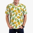 thumbnail image 1 of Fotbe Pineapple Camiseta Polo de Golf para Hombre con Estampado – Camisa Deportiva Transpirable con Cuello Abotonado-Medium, 1 of 6