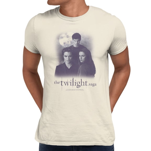 Twilight Love Triangle Men's T Shirt (Natural, S-XXXL)