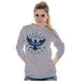 thumbnail image 5 of Defender Freedom Patriotic Eagle Long Sleeve TShirt Men Women Brisco Brands S, 5 of 6