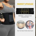 thumbnail image 3 of Cinturón deportivo de látex para fitness, corsé posparto, soporte de cintura, cinturón abdominal, cinturón de sujeción para mujer, 3 of 6