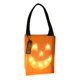 thumbnail image 2 of Bolsa de dulces de Halloween, bolsa para pedir dulces con luz LED, multiusos, decorativa y reutilizable. Naranja, 2 of 9