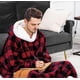 thumbnail image 4 of Manta de franela superlarga con mangas para hombre y mujer, Sudadera con capucha, jersey de lana gigante, manta de TV de gran tamaño, invierno, 2023, 4 of 4