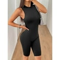 thumbnail image 2 of One-Piece Jumpsuits for Women Sleeveless Workout Romper Tummy Control Shorts Bodysuit, 2 of 7