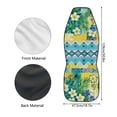 thumbnail image 6 of Uourmeti Car Seat Cover Anti Scratch Polyester, Compatible with Car Interior, Fit for Trucks SUVs, Tropical Flower Leaf Print, 6 of 6