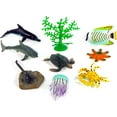 thumbnail image 4 of Cubitube Ocean by Deluxebase – 11-Piece Sea Life Figurines & Play Accessories with Storage Tube, 4 of 8