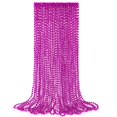 thumbnail image 1 of Collares de cuentas YAXINRUI, rosa intenso, Mardi Gras, 33 pulgadas, 24 unidades, 1 of 7
