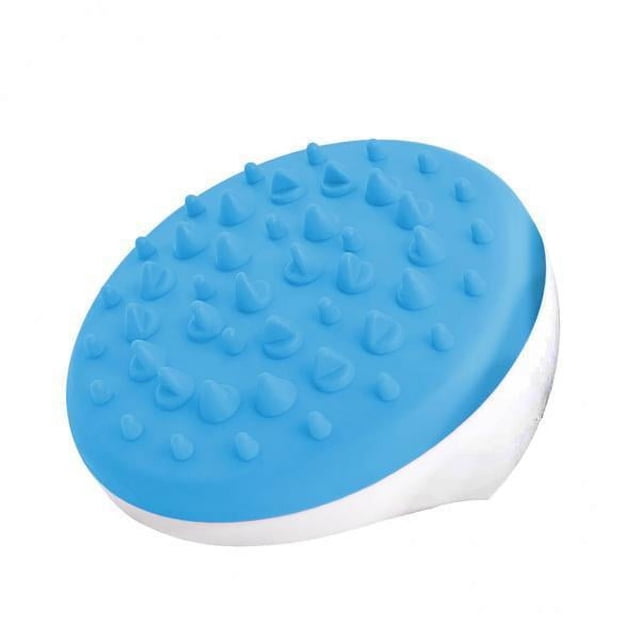 Anti Celulitis Silicona Guante Scrub Baño Ducha ador Cepillo Azul 2 piezas