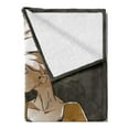 thumbnail image 2 of African Soft Flannel Fleece Throw Blanket, Sketch of Lady Geometric Doodles Print, Cozy Plush for Indoor and Outdoor Use, 70" x 90", Taupe Pale Brown, by Ambesonne, 2 of 5