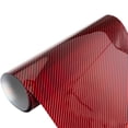 thumbnail image 2 of Lefu Autocollants de Voiture Brillants Arc-en-Ciel Fibre de Carbone Rouges Autocollants de Moto en Vinyle, 2 of 9
