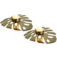 thumbnail image 1 of Kit de 6 Portavelas de Mesa Ilios Innova Hojas Color Dorado, 1 of 3