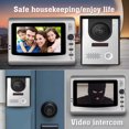 thumbnail image 3 of Sistema de videoportero con cable de 7 "Timbre de intercomunicador visual con monitor Abanopi Timbre visual, 3 of 7