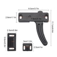thumbnail image 4 of VONKY RV Screen Window Door Latch Screen Door Latch Door Latch Hand Open Close Handle Kit For Camper Motorhome Right, 4 of 6