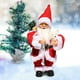 thumbnail image 4 of Irfora Muñeca musical eléctrica de Papá Noel Juguetes navideños para cantar y bailar Decoraciones para centros de mesa navideños con pilas Figura musical móvil Regalo de Navidad Irfora Decoración navideña, 4 of 7