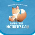 thumbnail image 4 of Inktastic Happy First Mother's Day Boys or Girls Baby Bib, 4 of 4