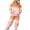 X#335Orange422, variant on CAIVO Child Girls Fashion Casual Ice Cream Print Hooded Tracksuits Sweatsuit Long Sleeve Tops And Pants Big Kids Youth Two Piece Outfit Sets With Soft Comfort Fit 10-11 Years