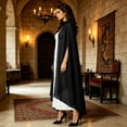 thumbnail image 4 of Chiffon Cape Poncho For Women, Teen Sheer Mesh Party Long Shawl Wrap, Halloween Capelet Bridal Evening Dress Cover Up, 4 of 7