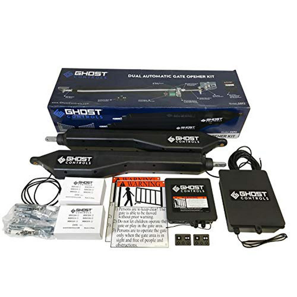 Ghost Controls DEP2 Architectural Series Automatic Gate Opener Kit for Swing Gates Up to 1000