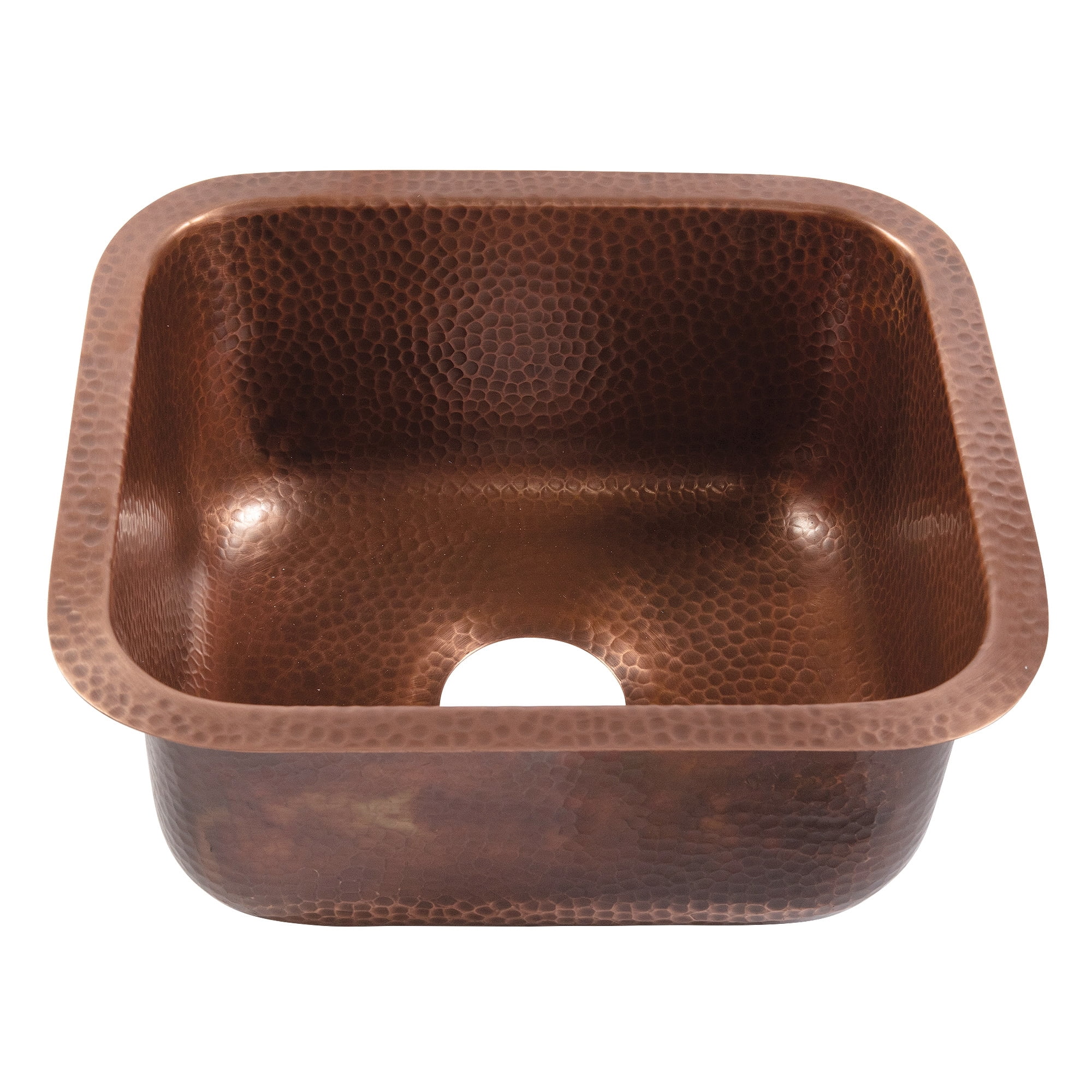 Sinkology Orwell Copper 17" Single Bowl Undermount Kitchen Sink