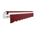 thumbnail image 3 of Awntech 18 Ft Maui Manual Heavy Duty Patio Retractable Awning (216in x 9.25in x 120in), Burgundy, 3 of 9