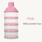 ROBOT-GXG Baby Milk Powder Dispenser Stackable - Milk Powder Storage Container - 4 Layers Baby Milk Powder Formula DispenserStackable Milk Powder Formula Container and Snack Storage for Travel