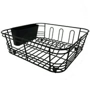 Better Houseware 1420/E 2-Piece Dish Drainer (Black)