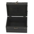 thumbnail image 1 of Wooden Treasure Chest Case Trinket Box, Handmade Vintage Wooden Jewelry Storage Box  For Tabletop, 1 of 8