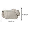 thumbnail image 2 of Bolso de hombro diario para mujer bandolera de moda bandolera acolchada con correa ajustable, 2 of 5