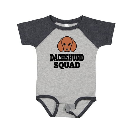 

Inktastic Dog Dachshund Squad Gift Baby Boy or Baby Girl Bodysuit