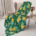 thumbnail image 3 of Sikiie Tropical Fruit Cozy Flannel Fleece Throw Blanket: Lightweight & Thick for All Seasons - Perfect for Women, Men, & Kids"50"x40", 3 of 6