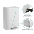 thumbnail image 3 of 12L Stainless Steel Step Trash Can with Soft-Close Lid – Hands-Free Kitchen & Bathroom Garbage Bin, 3 of 8