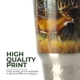 thumbnail image 5 of Rivers Edge Products 24 Oz Insulated Tumbler, Leak Proof Stainless Steel Tumbler With Lid, Spill Proof Tea, Soda, Cocktail, or Coffee Tumbler, To-Go Portable Travel Cup, Deer, 5 of 7