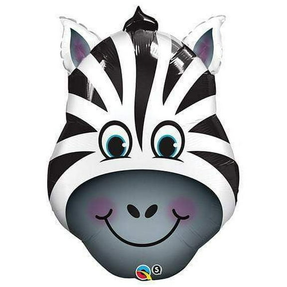 LOONBALLOON Animal Theme Balloons, 32″ ZANY ZEBRA