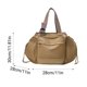 thumbnail image 4 of Bolso de viaje – Bolso Tote, mochila multifuncional 3 en 1 con bandolera, organizador de 15 bolsillos con funda para equipaje, estampado, forro de poliéster, 32 x 35 x 23 cm, 4 of 5