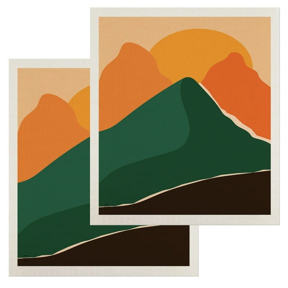 Briarwood Lane Mountains Swedish Dishcloth (2-pack)
