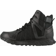Reebok Trailgrip Tactical Mens Soft Toe EH WP 6 Inch Side Zip Tactical Work Boot
