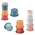 thumbnail image 3 of 1 juego de divertidos vasos apilables de paja de trigo con dibujos de animales, formas geométricas, juguetes educativos para la bañera, torre de anillos apilables, juguetes para la, 3 of 6