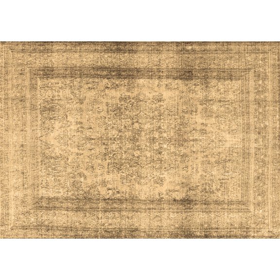 Ahgly Company Indoor Rectangle Persian Brown Traditional Area Rugs, 5' x 7'