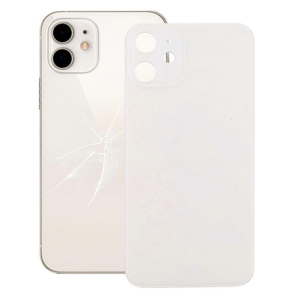 Easy Replacement Back Battery Cover for iPhone 12,white