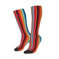 thumbnail image 2 of Daiia Sports Socks Mexican Serape Blanket Stripes Printed Novelty Crew Socks for Men Women Knee High Socks Cotton Socks Soft & Breathable Support Unisex Socks, 2 of 9